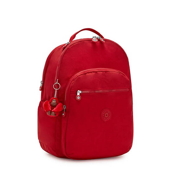 Seoul Extra Large 17" Laptop Backpack, Cherry Tonal, large