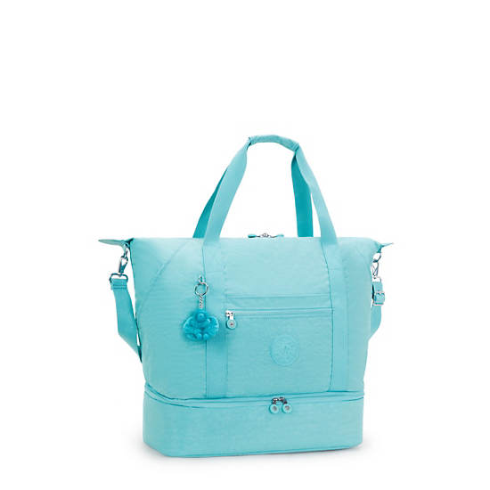 Art M Weekender Tote Bag, Deepest Aqua, large