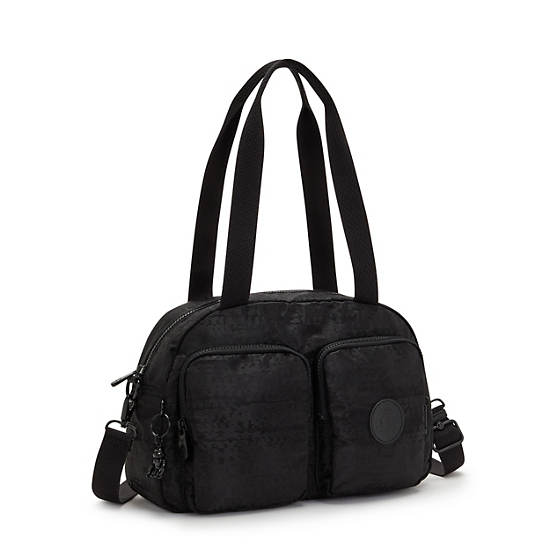 Cool Defea Shoulder Bag, Urban Black Jacquard, large