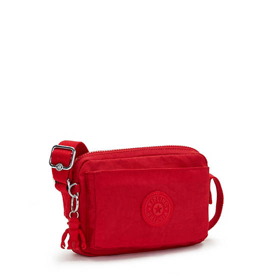 Abanu Crossbody Bag, Red Rouge, large