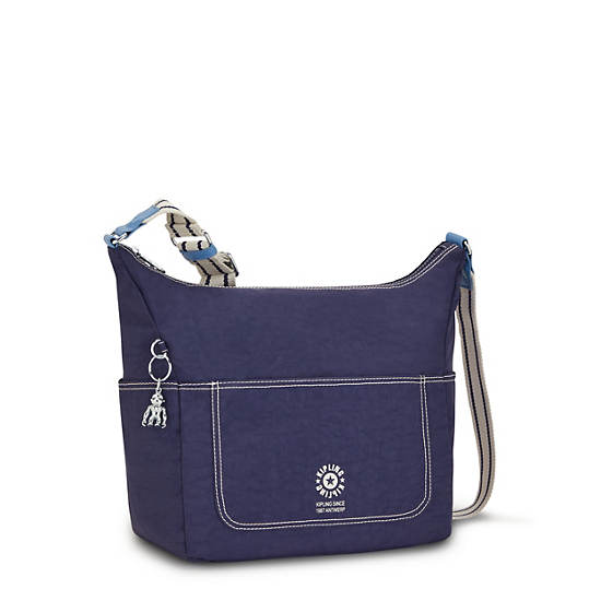 Gabbie New Crossbody Bag, Light Denim Jacquard, large Gabbie New Crossbody Bag, Light Denim Jacquard, large