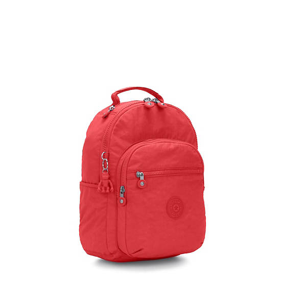 Seoul Small Tablet Backpack, Coral Fun, large