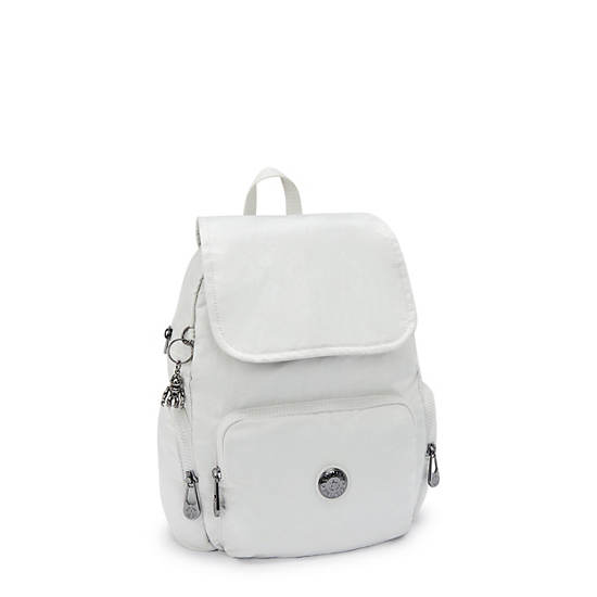 City Zip Small Backpack, Silver Night, large