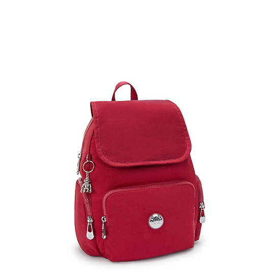 City Zip Small Backpack, Red Red Wine, large