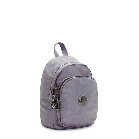 Delia Compact Convertible Backpack, Mist Jacquard, large