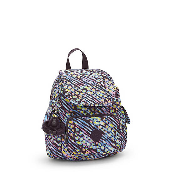 City Pack Mini Printed Backpack, Undersea Lights, large