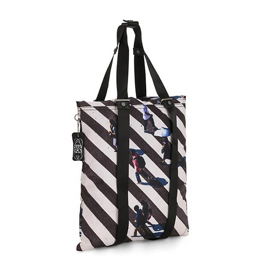 Lovilia Printed Convertible Bag, Zebra Crossing, large