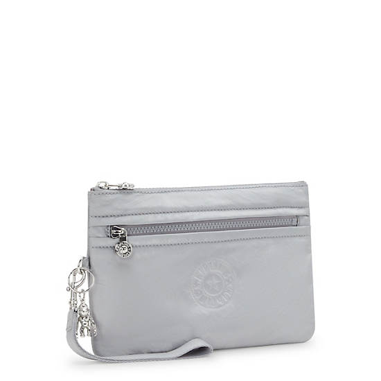 Fancy Wristlet, Silver Glam, large