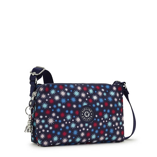Boyd Printed Crossbody Bag, Resort Navy, large Boyd Printed Crossbody Bag, Resort Navy, large