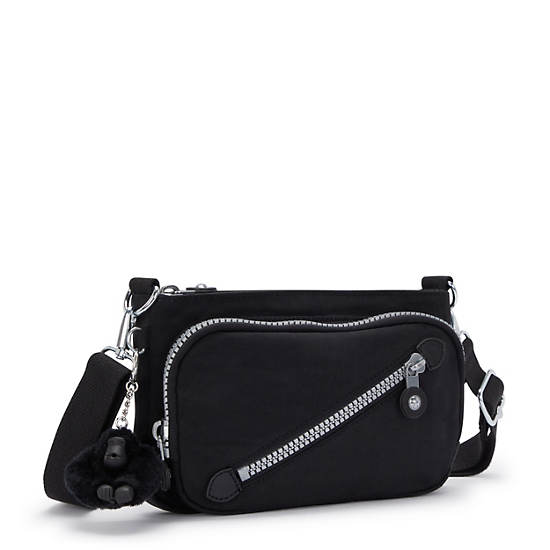 New Milos Shoulder Bag, Rapid Black, large