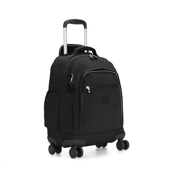 Zea 15" Laptop Rolling Backpack, Black Noir, large