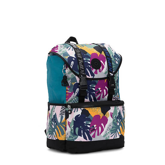 Experience 15" Printed Laptop Backpack, Active Jungle Block, large
