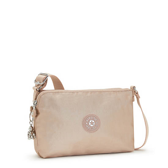 Boyd Metallic Crossbody Bag, Gold Charm Metallic, large Boyd Metallic Crossbody Bag, Gold Charm Metallic, large
