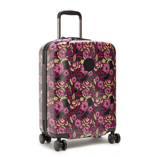 Anna Sui Curiosity Small 4 Wheeled Rolling Luggage, Harvest Flower, large