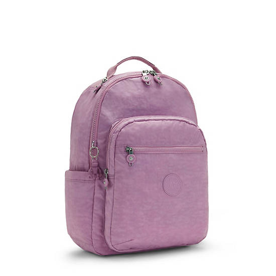 Seoul Large 15" Laptop Backpack, Purple Lila, large