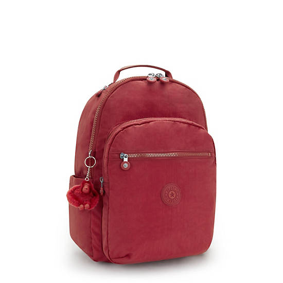 Seoul Large 15" Laptop Backpack, Funky Red, large