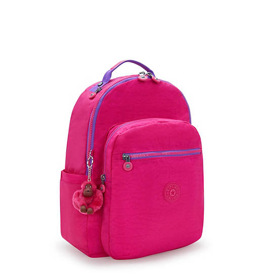 Seoul Large 15" Laptop Backpack, Azalea Pink, large