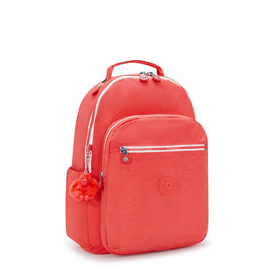 Seoul Large 15" Laptop Backpack, Almost Coral, large