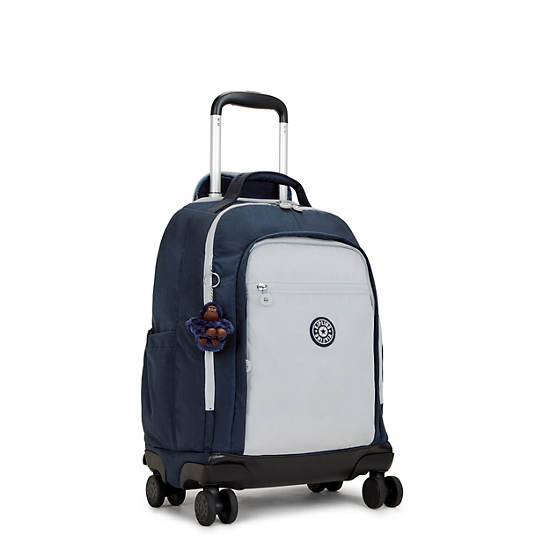 New Zea 15" Laptop Rolling Backpack, True Blue Grey, large New Zea 15" Laptop Rolling Backpack, True Blue Grey, large