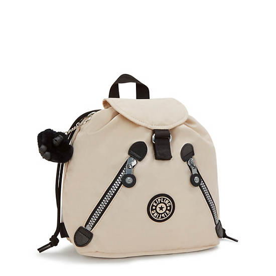 New Fundamental Small Backpack, Back To Beige H, large