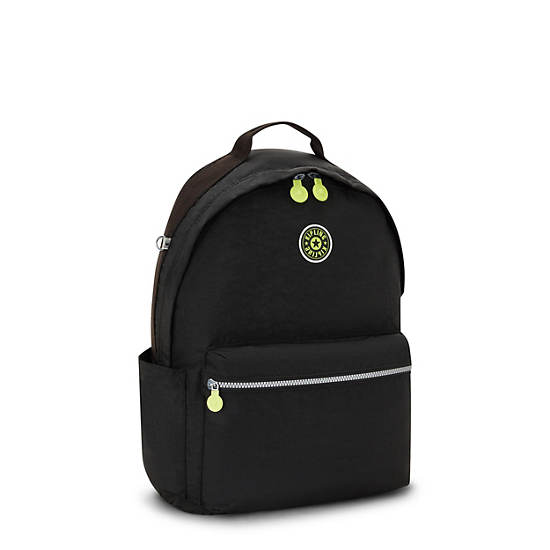 Damien Large Laptop Backpack, Black Scale Embossed, large Damien Large Laptop Backpack, Black Scale Embossed, large