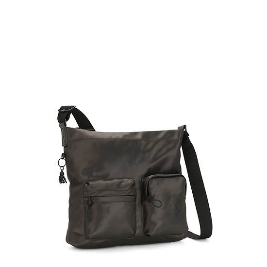 Panka Crossbody Bag, True Black Tonal, large