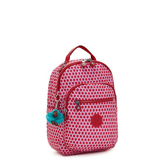 Seoul Small Printed Tablet Backpack, Starry Dot, large