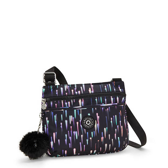 Emmylou Printed Crossbody Bag, Firework Sky, large