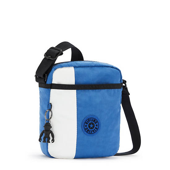 Hisa Crossbody Bag, Satin Blue, large