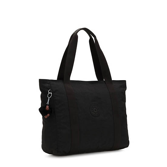 Asseni Tote Bag, True Black, large