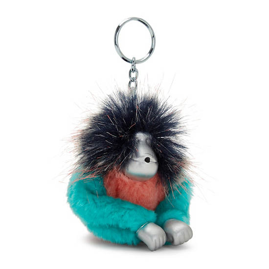 Fun Hair Sven Monkey Keychain, Flower Field, large