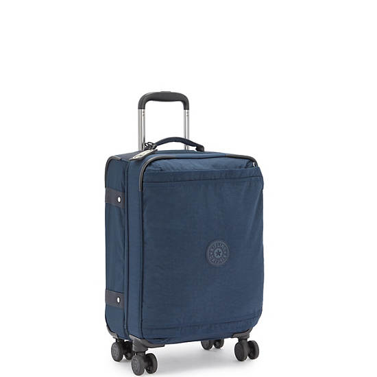 Spontaneous Small Rolling Luggage, Blue Bleu 2, large