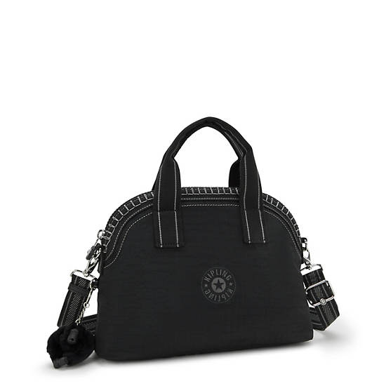 Sidni Shoulder Bag, Black Noir, large