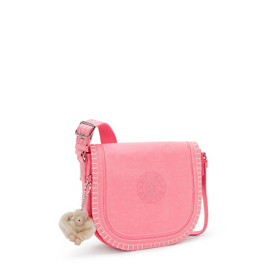 Nowel Crescent Crossbody Bag, Enjoy Blush, large