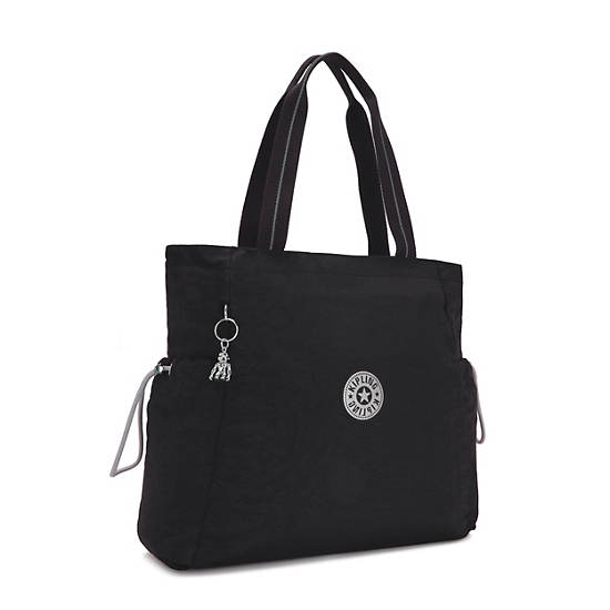 Emeil Tote Bag, Black, large