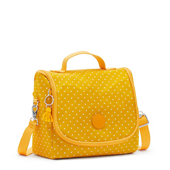 New Kichirou Printed Lunch Bag, Soft Dot Yellow, large