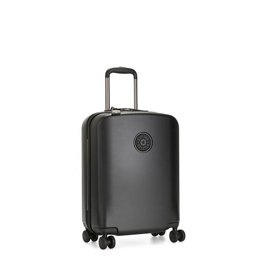 Curiosity Small 4 Wheeled Rolling Luggage, Black Noir, large