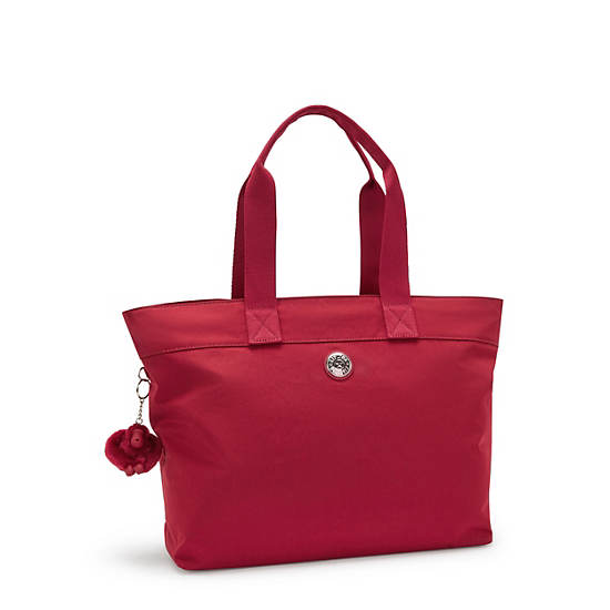 Colissa Up Laptop Tote Bag, Red Red Wine, large