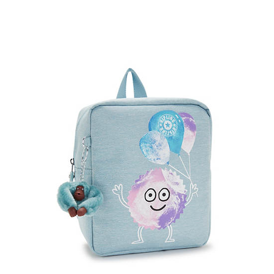 Soo Toddler Small Backpack, Aqua Confetti, large
