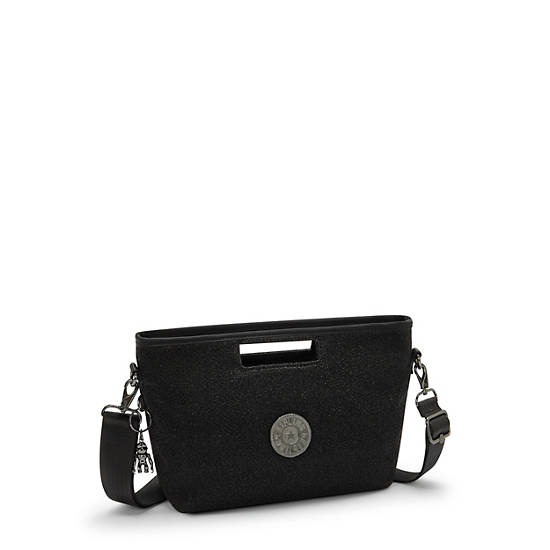 Stevie Sparkly Crossbody Bag, Going Out Black, large