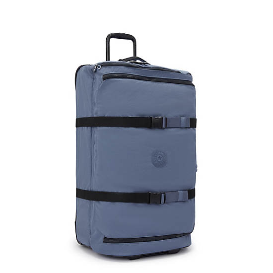 Aviana Large Rolling Duffle Bag, Blue Lover, large