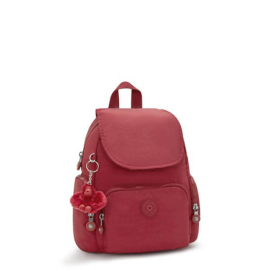 City Zip Mini Backpack, Funky Red, large