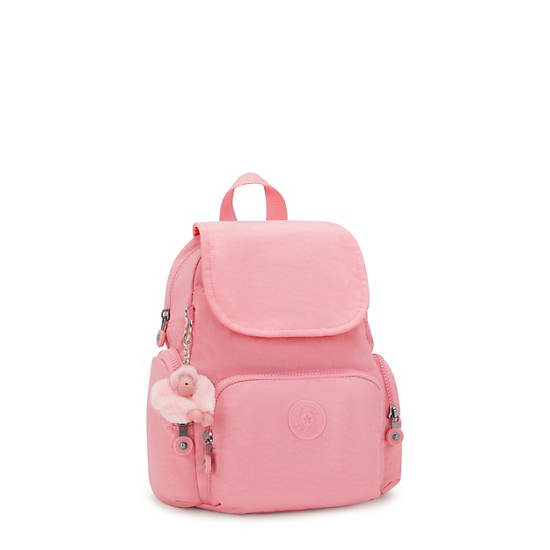 City Zip Mini Backpack, Enjoyable Blush, large