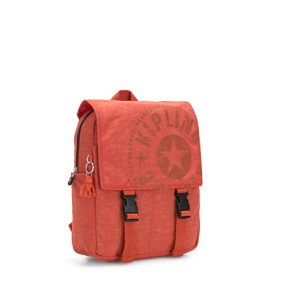 Leonie Small Backpack, Hearty Orange, large
