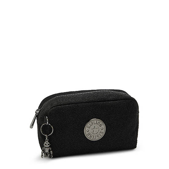 Gleam Sparkly Pouch, Going Out Black, large