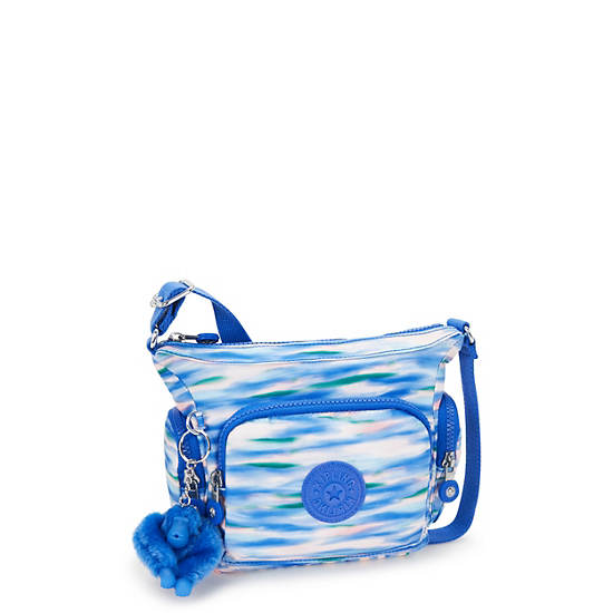 Gabbie Mini Printed Crossbody Bag, Diluted Blue, large