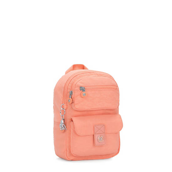 Atinaz Small Backpack, Peachy Coral, large