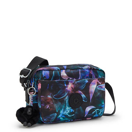 Abanu Medium Printed Crossbody Bag, Spectral Orchid, large