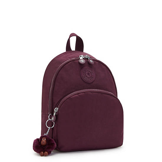 Paola Small Backpack, Dark Plum, large