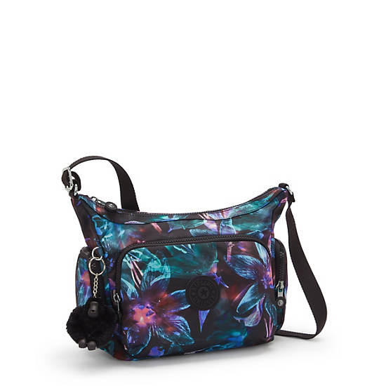 Gabbie Small Printed Crossbody Bag, Spectral Orchid, large